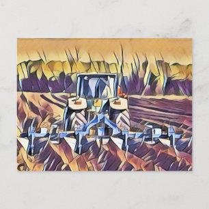 FARMING  POSTCARD