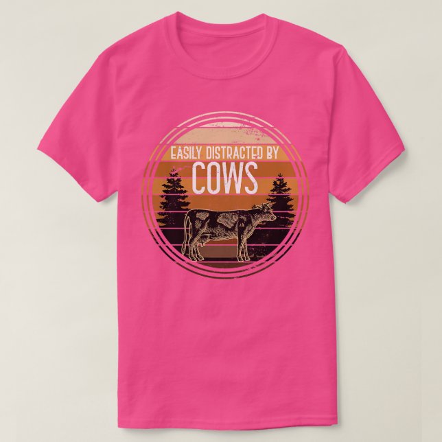 Farming Quote Funny Cow  T-Shirt (Design Front)