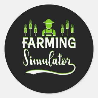 Farming Simulator Classic Round Sticker