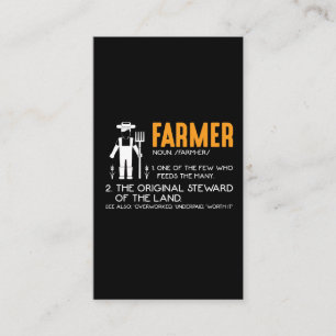 Farming Tractor Farmer Agriculture Appreciation Business Card