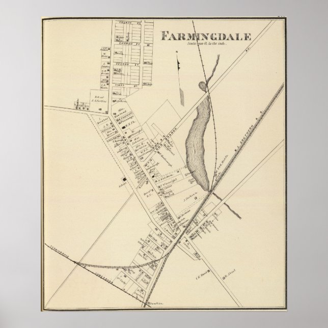 Farmingdale, New Jersey Poster (Front)