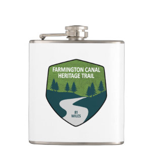Farmington Canal Heritage Trail Hip Flask