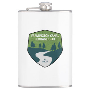 Farmington Canal Heritage Trail Hip Flask