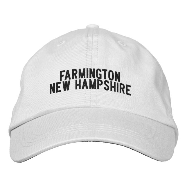 Farmington  New Hampshire Hat (Front)