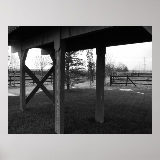 Farmington Utah Horse Farm Poster (Front)