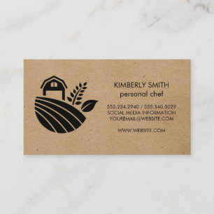 Farmland Icon Business Card