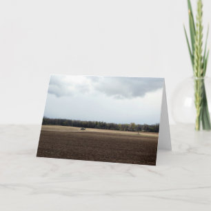 Farmland Midwest Sky Midwestern Skies Nature Trees Card