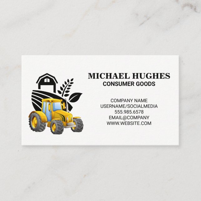 Farmland | Tractor Business Card (Front)