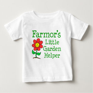 Farmor's Little Garden Helper Baby T-Shirt
