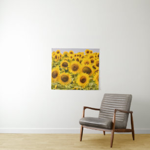 Farms   A Sunflower Field Tapestry