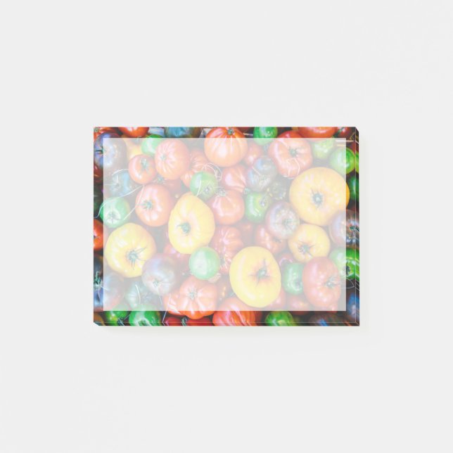 Farms | Colorful Tomato Harvest Post-it Notes (Front)