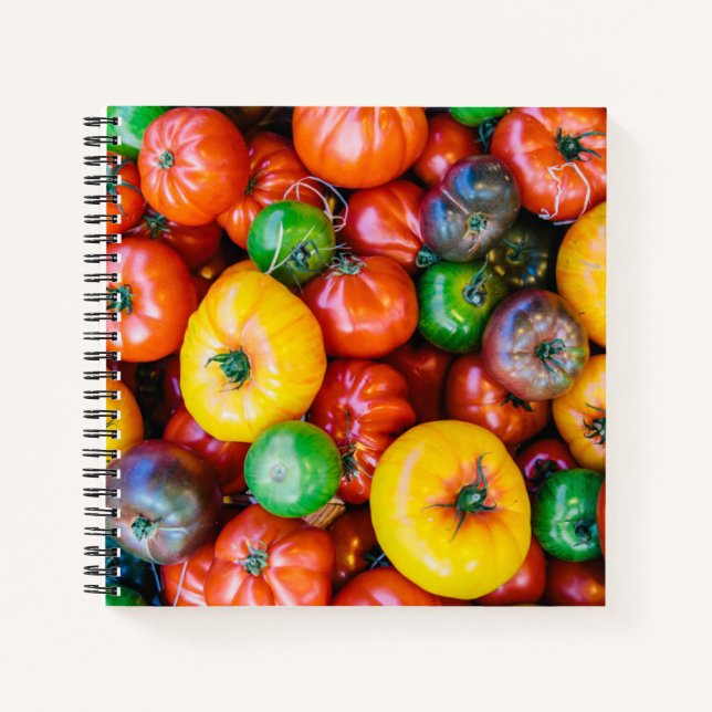Farms | Colourful Tomato Harvest Notebook (Front)