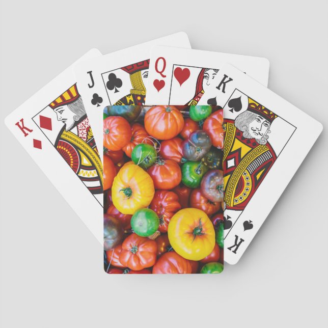 Farms | Colourful Tomato Harvest Playing Cards (Back)