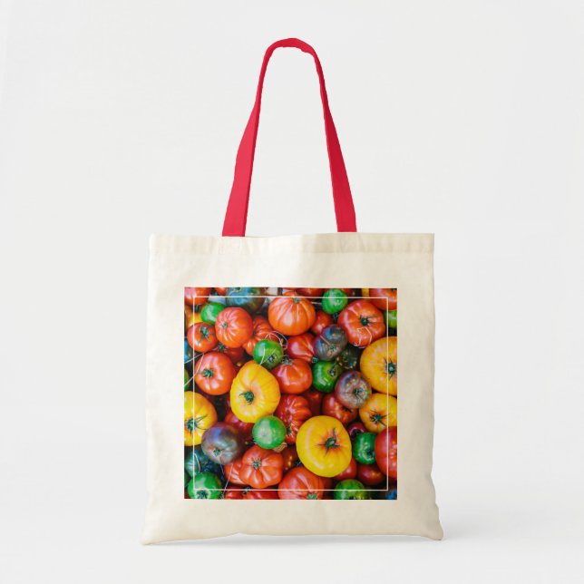 Farms | Colourful Tomato Harvest Tote Bag (Front)