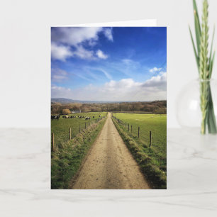 Farms   English Countryside Dirt Road Card