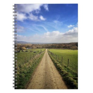 Farms   English Countryside Dirt Road Notebook