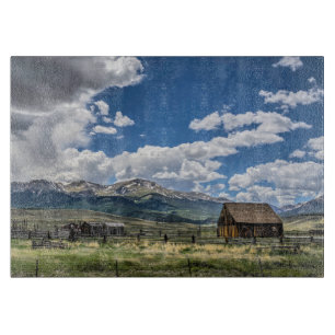 Farms Farm Below the Colorado Mountains Cutting Board