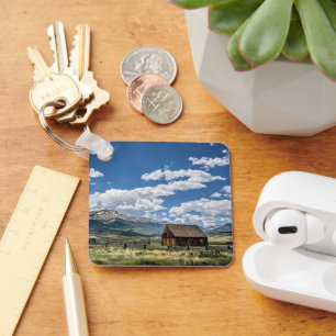 Farms Farm Below the Colorado Mountains Key Ring