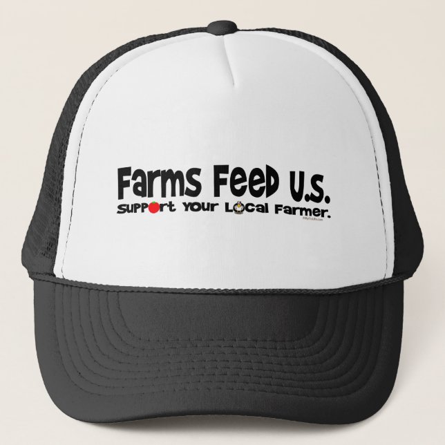 Farms Feed U.S. Trucker Hat (Front)
