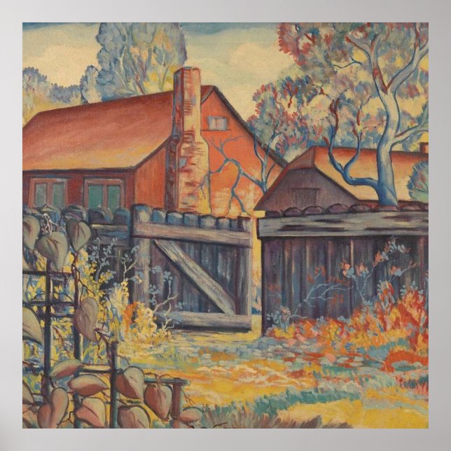  Farm's Garden Gate Poster (Front)