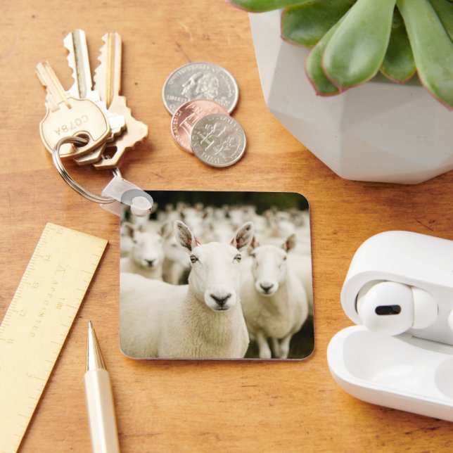 Farms | Herd of Sheep Key Ring (Desk)