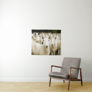 Farms Herd of Sheep Tapestry