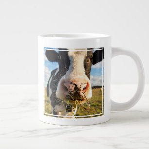 Farms   Holstein Cow Chewing Large Coffee Mug