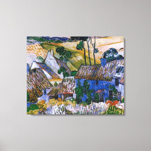 Farms near Auvers by Vincent van Gogh Canvas Print