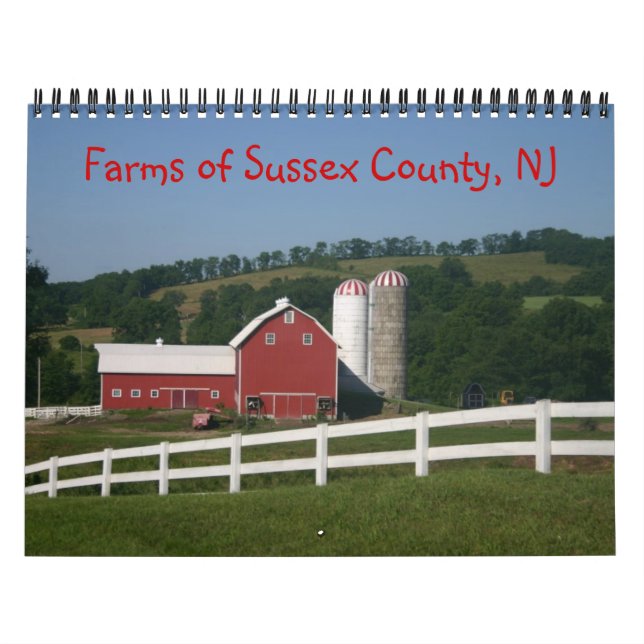 Farms of Sussex County NJ Calendar 2014 (Cover)