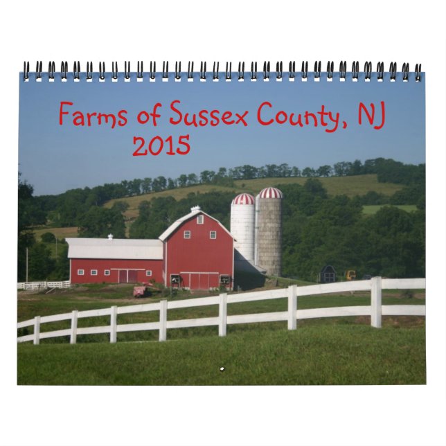 Farms of Sussex County NJ Calendar 2015 (Cover)