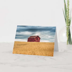 Farms Old Red Barn Card