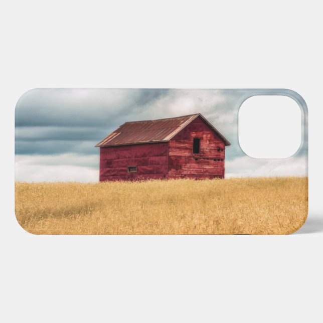 Farms | Old Red Barn iPhone Case (Back Horizontal)