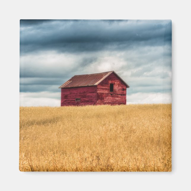Farms | Old Red Barn Magnet (Front)