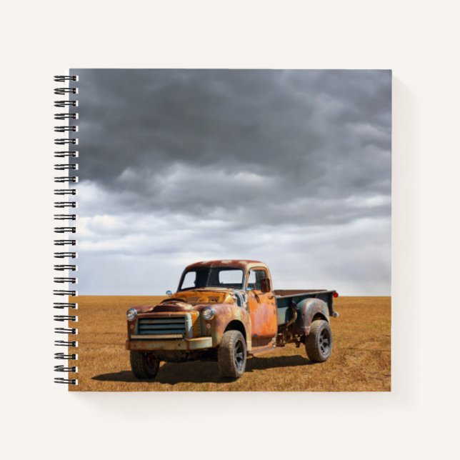 Farms | Old Truck in Field Notebook (Front)