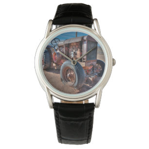 Farms   Rusty Antique Tractor Watch