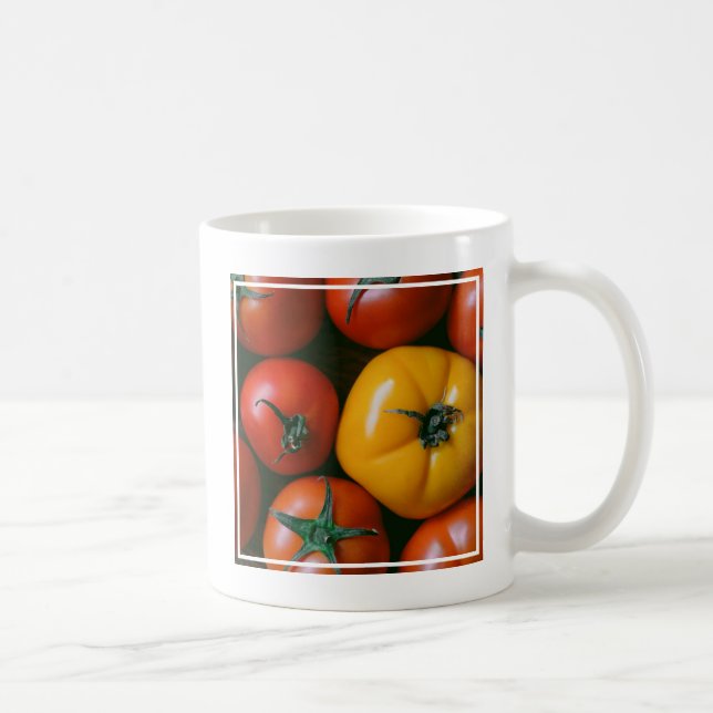 Farms | Shiny Red & Yellow Tomatoes Coffee Mug (Right)