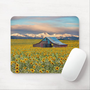 Farms   Sunflower Field Mouse Mat