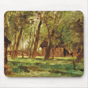 Farmstead under Trees Mouse Mat