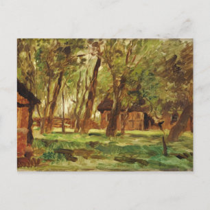 Farmstead under Trees Postcard