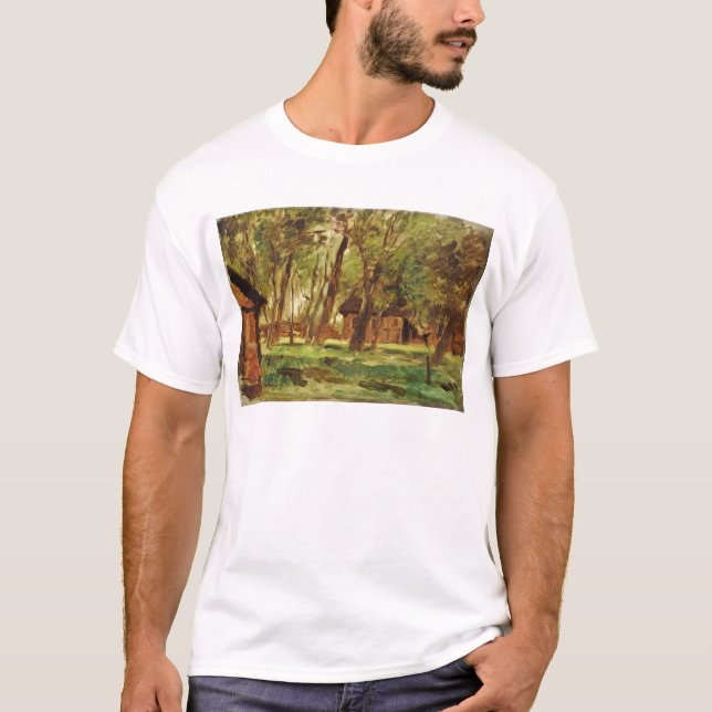 Farmstead under Trees T-Shirt (Front)