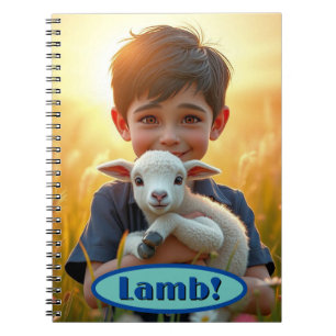 Farmyard Chums Lamb Notebook