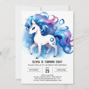 Farmyard Editable Horse Birthday  Invitation