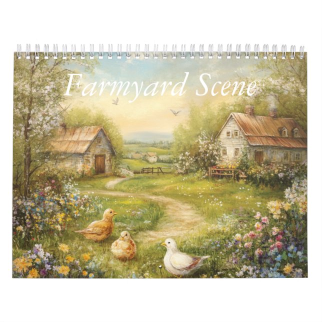Farmyard Scene Calendar (Cover)