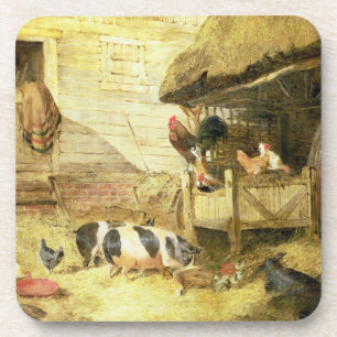 Farmyard Scene Coaster