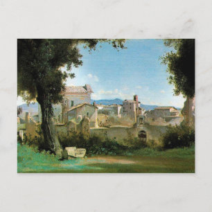 Farnese Rome of Jean-Baptiste Camille Corot Postcard
