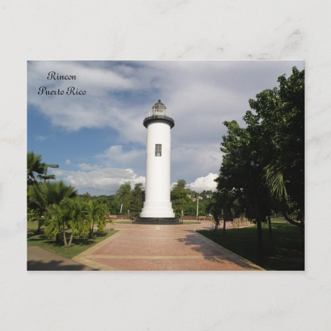 Faro de Rincon Puerto Rico Postcard (Front)