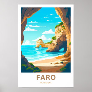 Faro Portugal Travel Print