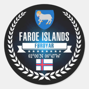 Faroe Islands Classic Round Sticker