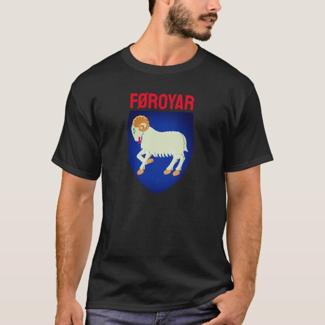Faroe Islands coat of arms (DENMARK) T-Shirt (Front)