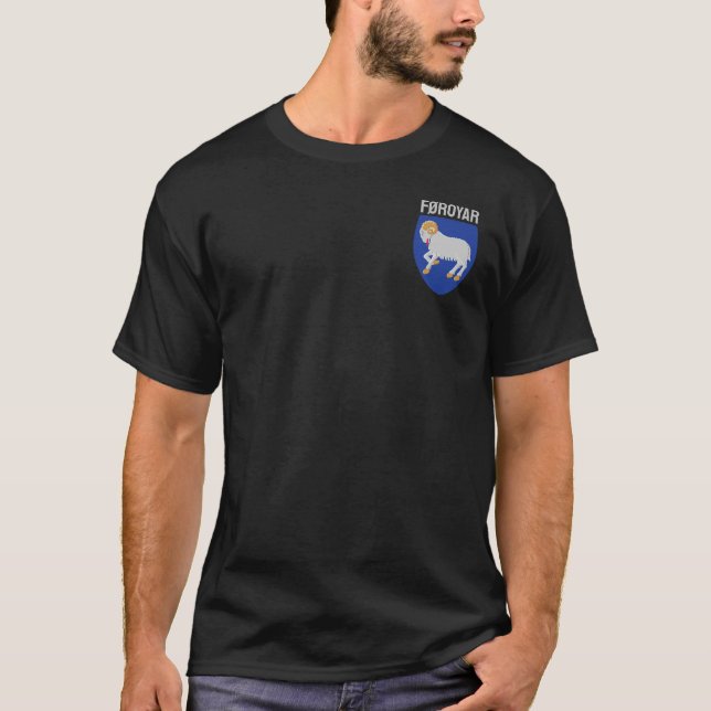 Faroe Islands coat of arms (DENMARK) T-Shirt (Front)